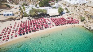 best beach bars mykonos